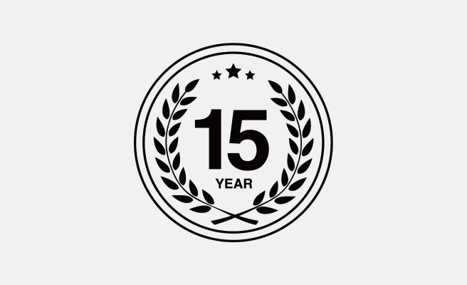 15 Year Spring Warranty 벳지