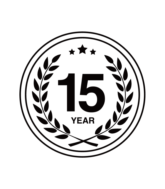15 Year Spring Warranty 뱃지