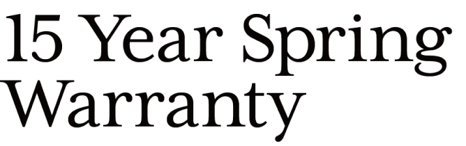 15 Year Spring Warranty